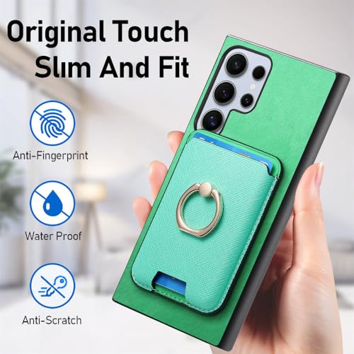 Coque Samsung A55 violette protège objectif avec porte-carte - 4