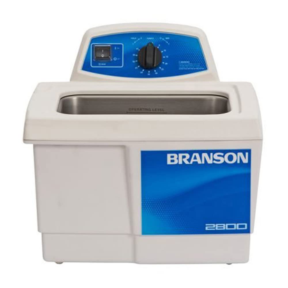 Branson Ultrasonics CPX-952-217R Series MH Mechanical Cleaning Bath with Mechanical Timer and Heater, 0.75 Gallons Capacity, 120V