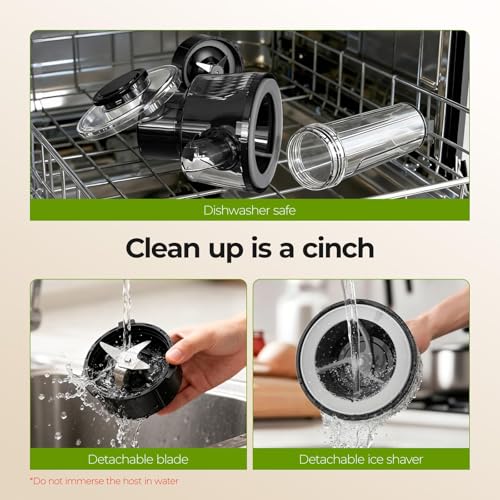 QIBOX Snow Cone Machine & Smoothie Blender 2 in 1 - image 8