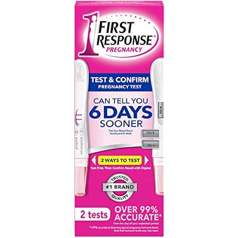 First Response Test & Confirm Pregnancy Test, 1 Line Test and 1 Digital Test Pack Cover