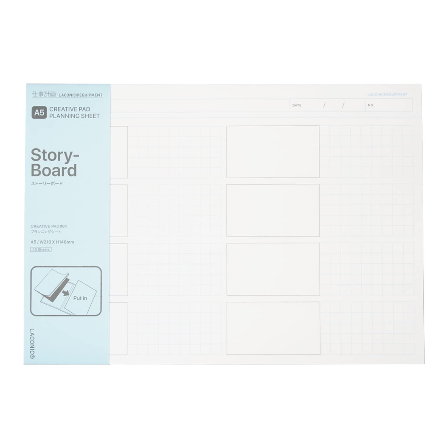 Laconic LEQ11-C Memo Pad A5 Storyboard