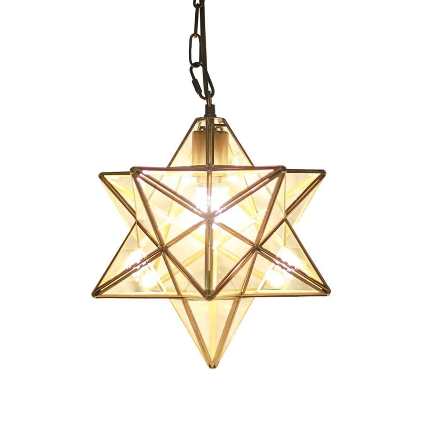 Amazon.co.jp: 億兆堂 K-04802-YG ペンダントライト 星 ライト