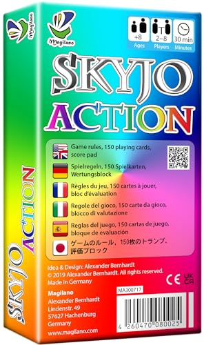 Magilano - SKYJO Action - Das aufregende Kartenspiel für spaßige und amüsante Spieleabende im Freundes- und Familienkreis. – Bild 3