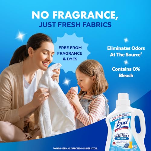 [SnS, AC] $8.43 | 90-Oz Lysol Laundry Sanitizer (Free & Clear) - image 8