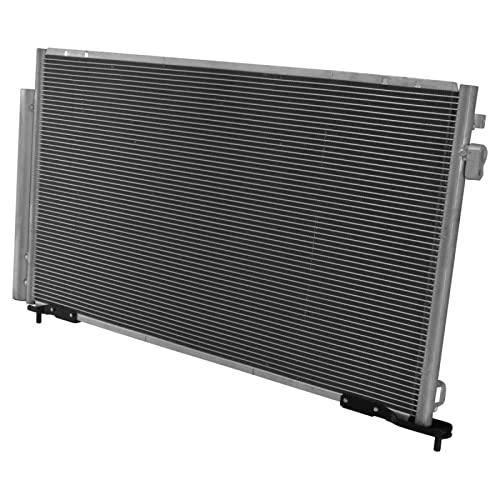 Image of TRQ A /C Condenser and Receiver Drier Assembly for 2 Door Coupe with 1.8L Engine Compatible with 2006-2011 Honda Civic Coupe 1.8L