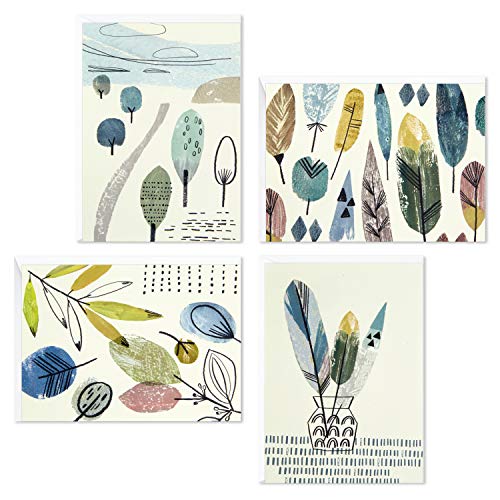 Hallmark Blank Cards Assortment, Nature Prints (48 Cards With Envelopes) #TOP24