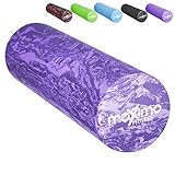 Maximo Fitness Rodillo DE Espuma - EVA - 15cm * 45cm, Peso Ligero - Proporciona un Masaje Muscular Firme Pero cómodo - Guía de Inicio Rápido Gimnasia, Pilates, Yoga - ¡Garantía de por Vida!