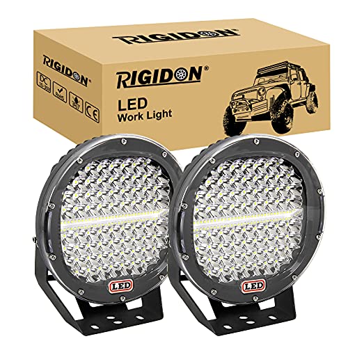 Faros trabajo led redondo para eliminar la niebla y mejorar la seguridad en 4x4 y camión