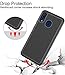 Dahkoiz for Samsung Galaxy A20/A30 Case with Tempered Glass Screen Protector, Dual Layer Drop Protection Cover Protective Phone Case for Samsung Galaxy A20/A30, Black