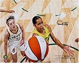 Skylar Diggins-Smith Seattle Storm Autographed 8" x 10" Layup vs. Indiana Fever Photograph - Autographed College Photos