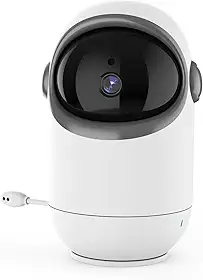 TakTark Babá Câmera, HD 720P, Tela Não Incluída, Segurança Wifi, Panorâmica Inclinação, Áudio Bidirecional, Visão Noturna, Zoom Digital, Detecção De Som Vox, Ideal Para Novos Pais