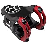 potencia spank Light Spank Split Stem - Potencia para Bicicleta de montaña (Unisex, 38 mm), Color Rojo