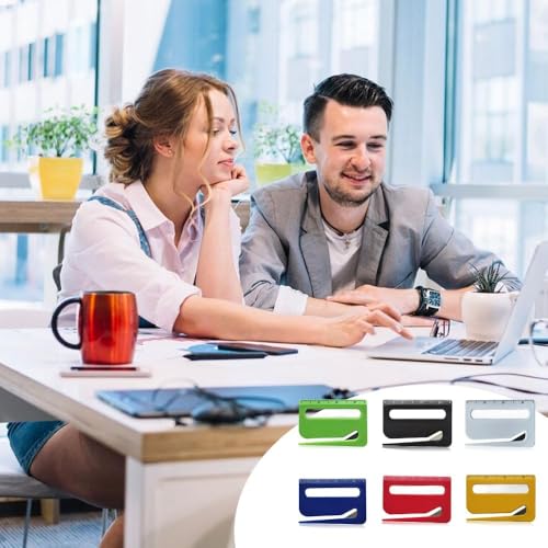 Envelope Opener, Letter Opener Envelope Slitter, Mail Opener Tool Package Opener Cutter, Wrapping Paper Cutter with Concealed Blade, Magnifying Glass & Scale, Office Package Opener Tool (Set A, 3PCS)