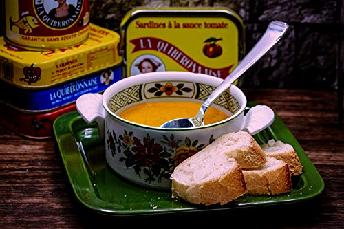 Food-United Fisch – SARDINEN-MARINIERT-MIT-3-CHILISORTEN - la quiberonnaise sardines filets marinées aux 3 Piments 4x 115g für Französisch-Portugiesisch Pikante-Gerichte