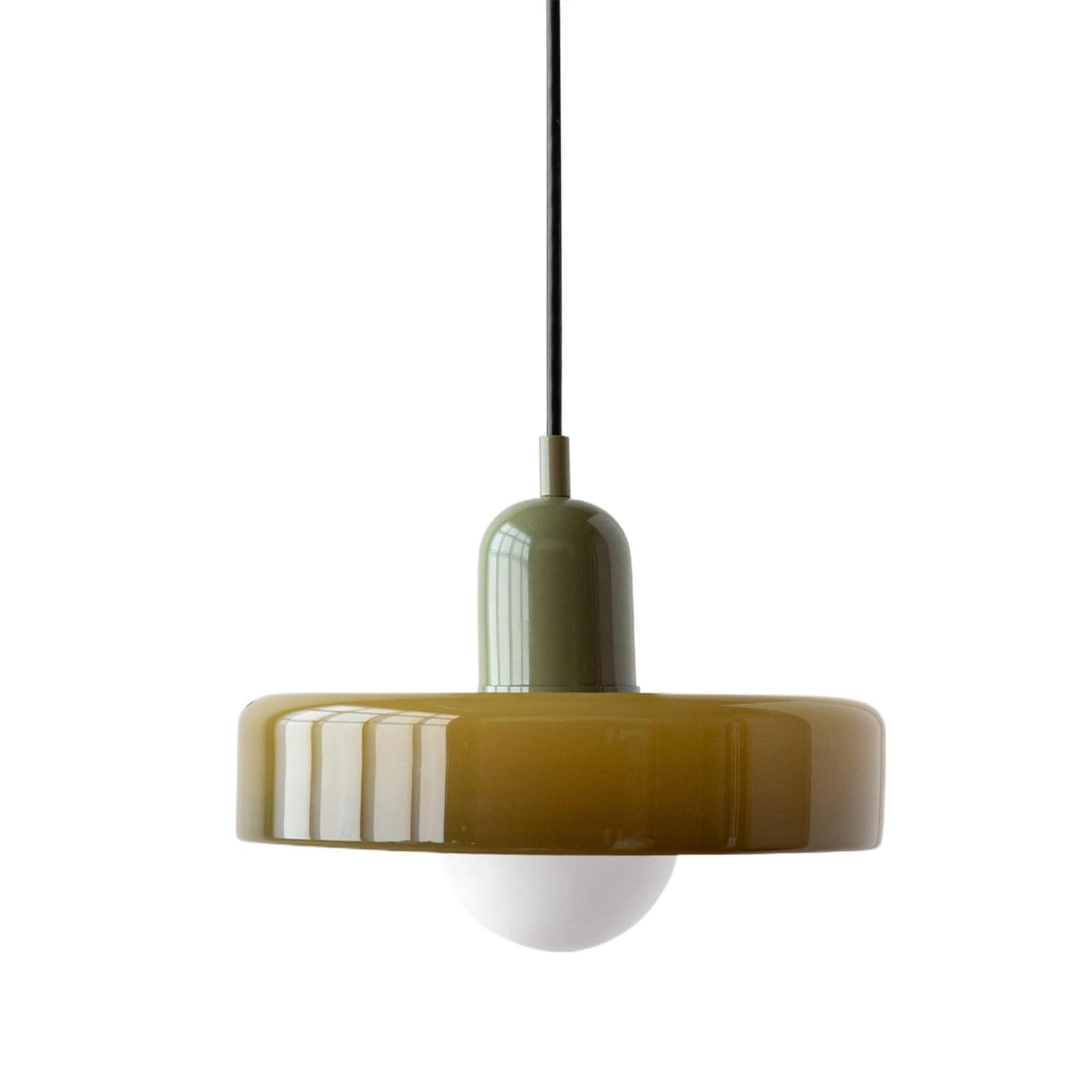 HYJAUSXB Ceiling Fixture Round Small Chandelier Lamp Single Suspended Lights,Mid Century Modern Vintage Farmhouse Coastal Hanging for Dinning Room Restaurant Hallway, with Bulb