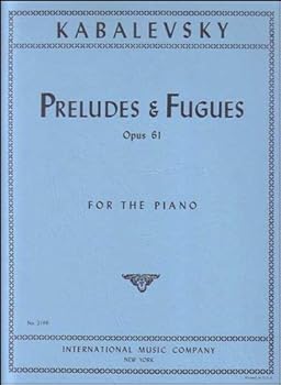 Paperback Kabalevsky: Preludes and Fugues, Op.61 - Piano Solo Book