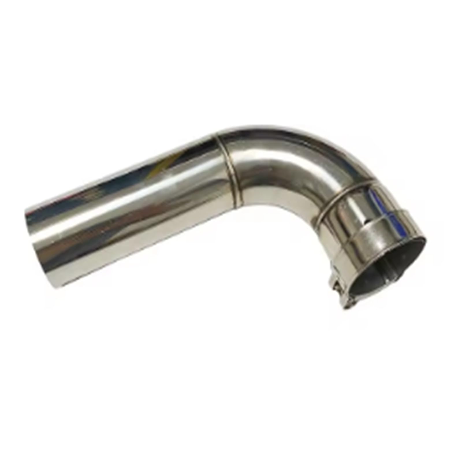 Tubo Di Scarico A 90 Gradi In Acciaio Inox. Il Silenziatore Si Collega Al Gomito. Accessori Per Auto. Tubo Di Scarico.(45mm-48mm)