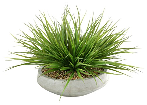 D & W Silks D&W Silks Wild Grass in Contemporary Bowl