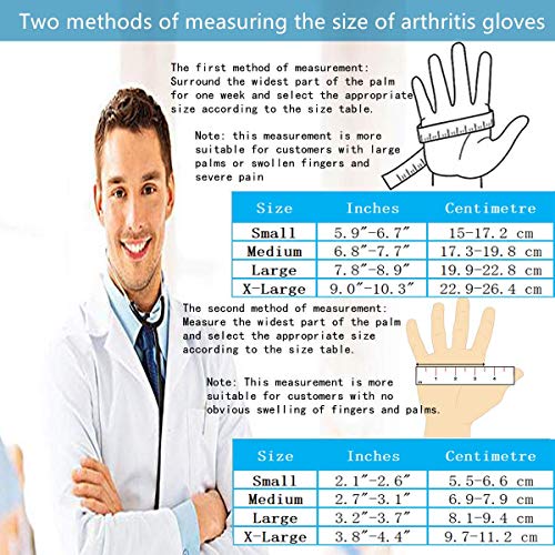 DRNAIETY Arthritis Compression Gloves- Best Copper Arthritis Gloves for Women and Men 88% Copper Fiber, Fingerless Compression Gloves Relieve Arthritis Symptoms, Raynaud's Disease Carpal Tunnel (XL) - Thumbnail 4