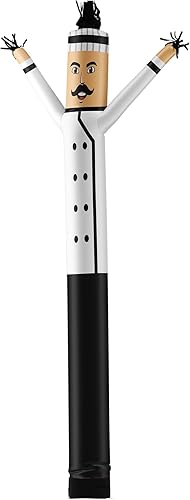 Miniatura 5 de LookOurWay Air Dancers Inflatable Tube Man Attachment - 20 Feet Tall Wacky Waving Inflatable Dancing Tube Guy for Business Promotion (Blower Not