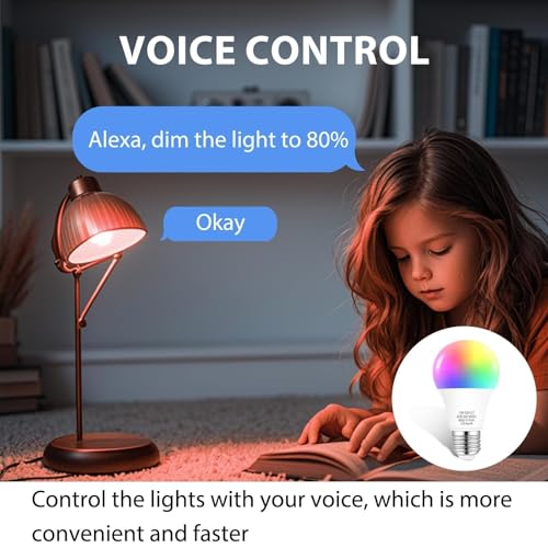 Bayonet Smart Bulb,15W Bluetooth Colour Changing Light Bulb E27 16 Million Colors Tunable White 2700K-6500K for Alexa and Google Home Remote Control by APP No Hub Required 1 Pack - Image 5