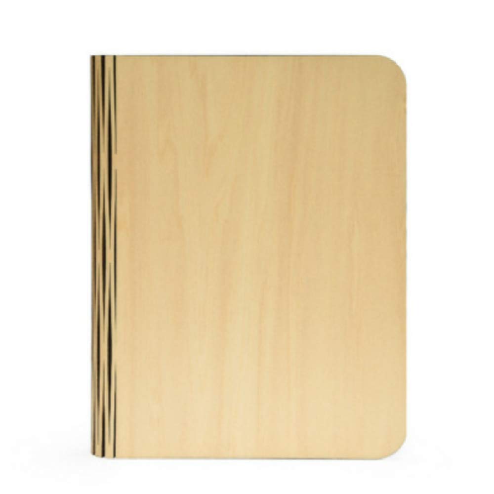 LED Wooden Foldable Book Shaped Light, Bluetooth Music, Colorful, USB Rechargeable, Folding Night Light, Desk Lamp for Decoration