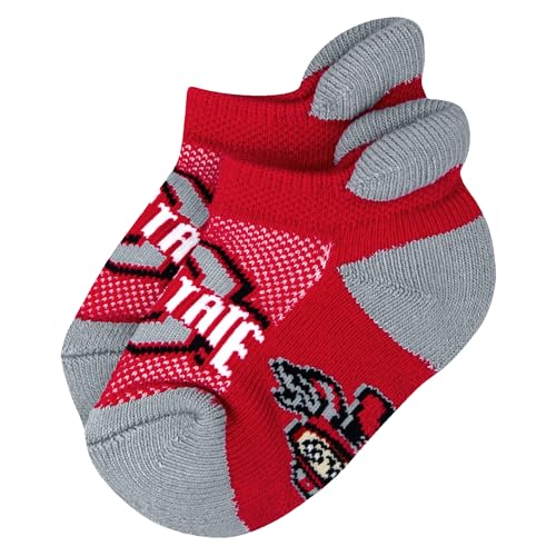 Image of Donegal Bay DB Fan Gear Ohio State Buckeyes Baby Footies, Red/Gray, One Size (69783.0)