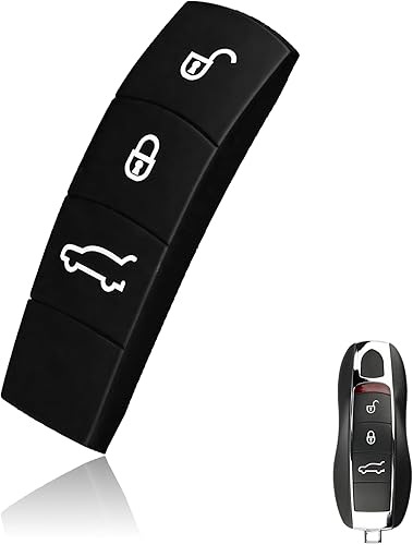 Shopauto Rubber Key Button Insert Compatible with Porsche Key Button