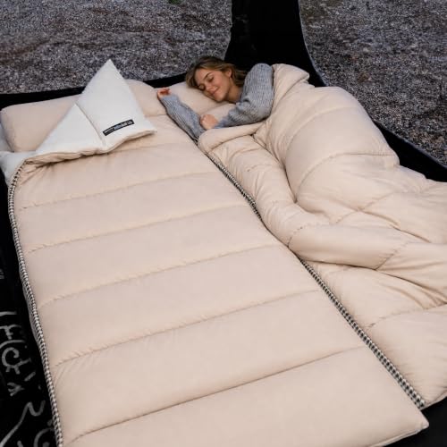 BLACKDOG Ultralight Envelope Sleeping Bag, Khaki miniatura 2