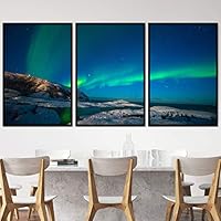 3 Piece Framed Canvas Wall Art Dayspring Canvas Prints Home Artwork Decoration for Living Room,Bedroom - 16