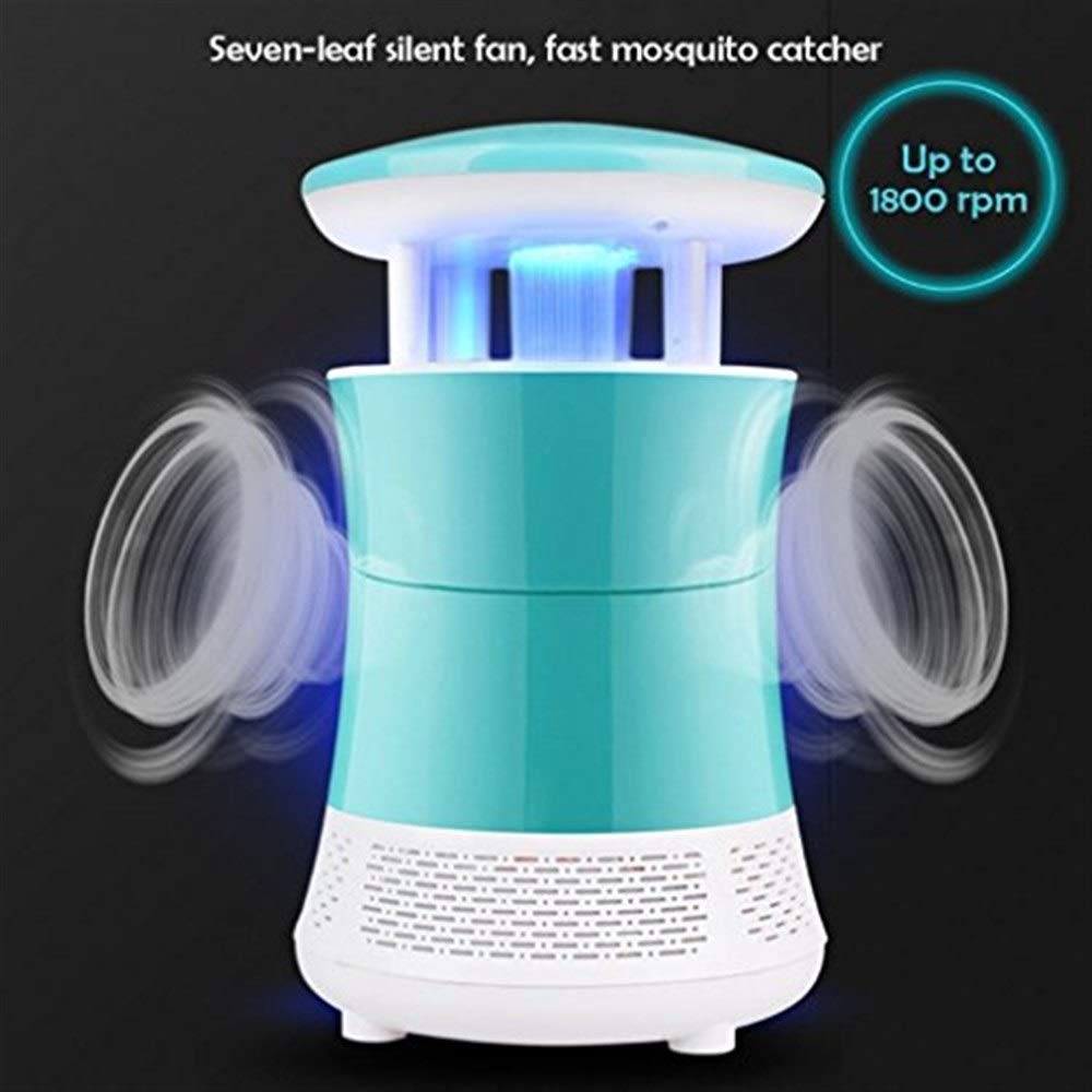 TEmkin Artefacto antimosquitos, sin radiación, lámpara silenciosa para Mosquitos para bebés, Asesino de Mosquitos enchufable para Interiores y hogares