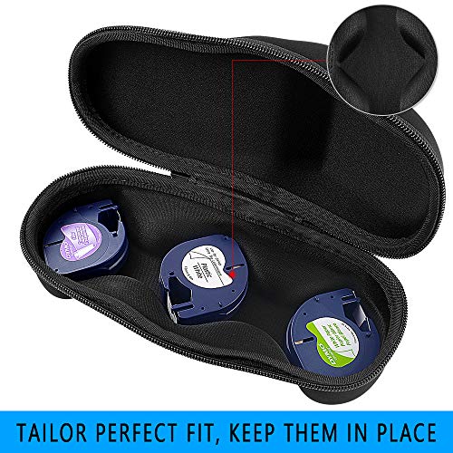 image for Comecase Case for DYMO LetraTag LT-100H Handheld Label Maker. [ Fit 3 