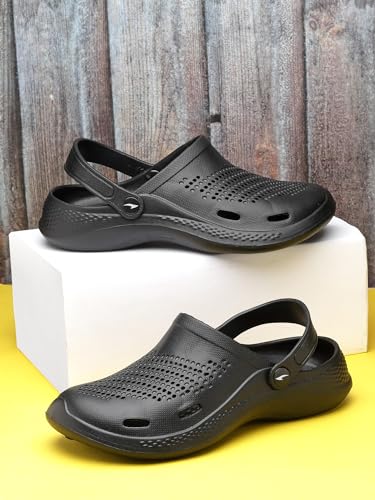Image of ASIAN Men's AGC-11 Trendy Stylish Fashionable Clogs | Sandals with Lightweight Regular wear Casual Clogs with Ultra Soft & Flexibility Technology Clogs for Men's & Boy's