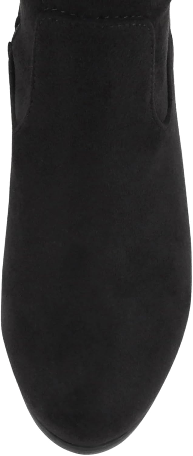 Soda Luna ~ Women Round Toe Drawstring Low Heel Over the Knee Boots