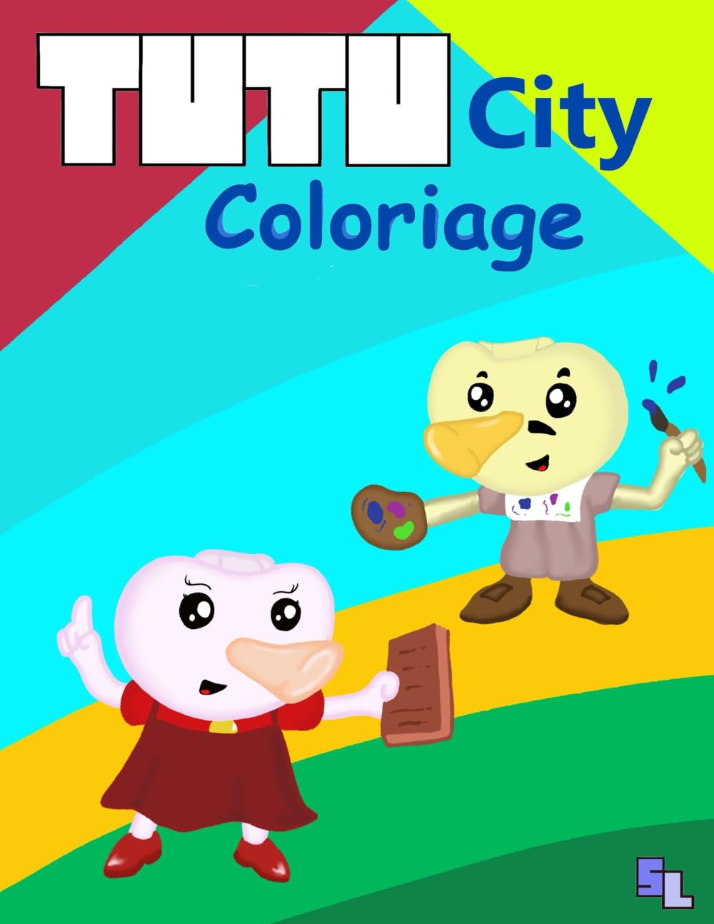 TutuCity – Livre de coloriage: Les métiers et le quotidien des Tutu