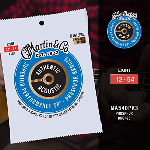 Image of Martin Strings Acoustic Guitar Strings (41Y18MA540PK3)