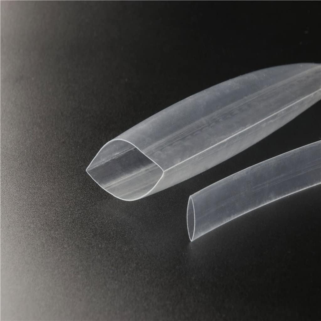 Tubo termorretráctil Kit de Envoltura Cable termorretráctil Transparente 10 Metros, 1 Unidad, 2:1, for Accesorios cableado(25mmx10meters)