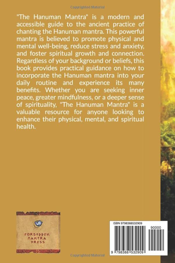 Miniatura 2 de "The Hanuman Mantra Your Ultimate Mind-Body-Spirit Guide to Finding Inner Peace and Conquering Obstacles in the Modern World!" Forbidden Mantra