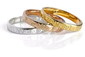 Customizable Ring with Engraved Name Inscription