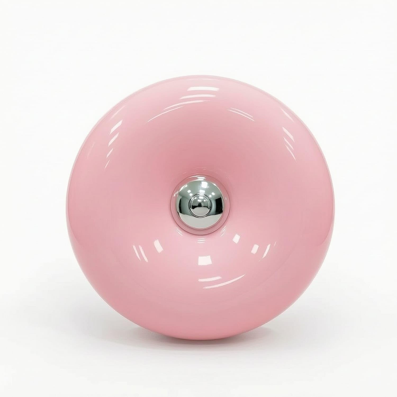 Touch Control Donut Lamp Stepless Dimmable LED Table Lamp Three-Color Ambient Light Decorative for Bedside, Bedroom, Pink-image-23