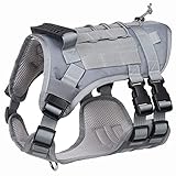 Material duradero: chaleco para perro DoggieKit resistente hecho de nailon 1000D con costuras resistentes para mayor durabilidad y portabilidad. Hay almohadillas suaves en cada punto de carga de presión para proteger la piel de tu perro y malla transpirable para mantener a tu perro ventilado y cómodo. Dos anillos en D pueden soportar una gran fuerza de tracción, asegúrate de que tu perro se mantenga seguro durante la caza de servicio o la recreación al aire libre.