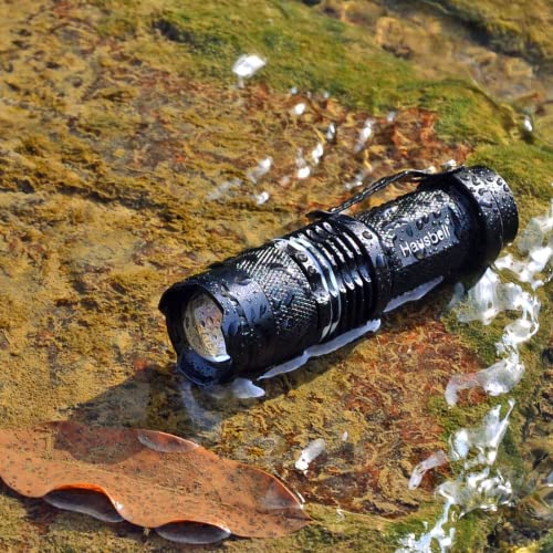 Hausbell Flashlights, Handheld Flashlights, Upgraded 7W Mini Led Flashlights, Tactical Flashlights High Lumens, Zoomable 3 Modes Flash Light For Kids Indoor Outdoor Hiking Camping (7Wpro 6Pack) #TOP2