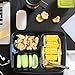 Enther Meal Prep Container 20 Pack 3 Compartments with Lids Food Storage Bento Box BPA Free/Reusable/Stackable Lunch Planning, Microwave/Freezer/Dishwasher Safe, Portion Control 36oz