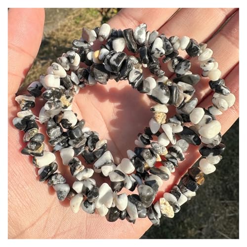 Perles de quartz agate et aigue-marine de forme irrégulière NO.14 Zebra pour bijoux bricolage 30"