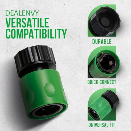 Quick Connect Lawn Mower Deck Wash Port Adapter - Riding Lawn Mower Water Hose Nozzle Attachment Compatible with Part Numbers: 532416405, 921 04041, 416405, GX22425 & More (Pack of 1, Green)