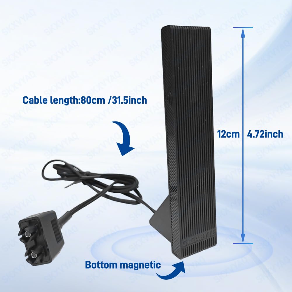 per GIGABYTE WiFi 7 Antenna 2.4G 5G 6G WiFi 6E WIFI7 per GIGABYTE X870 Series Scheda Madre con Nuova Interfaccia Nero