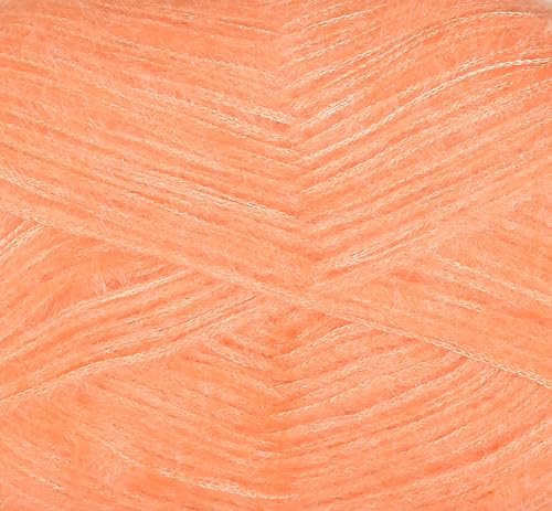 Image of M.G ENTERPRISE Knitting Wool Yarn, Soft Fancy Feather Wool Baba 200 GMS Best Used with Knitting Needles, Soft Fancy Wool-DF Art-IFJ