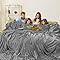 LaSyL Oversized Blanket 120x120 Inches, 10x10 Giant Huge Blanket For Bed, Sof - View #2