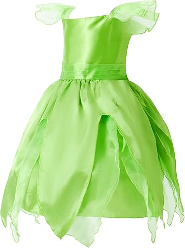 Miniatura 7 de Vestidos de princesa para niñas, disfraz de hada con disfraz de hada de princesa, disfraces de Halloween para niñas con alas de hadas