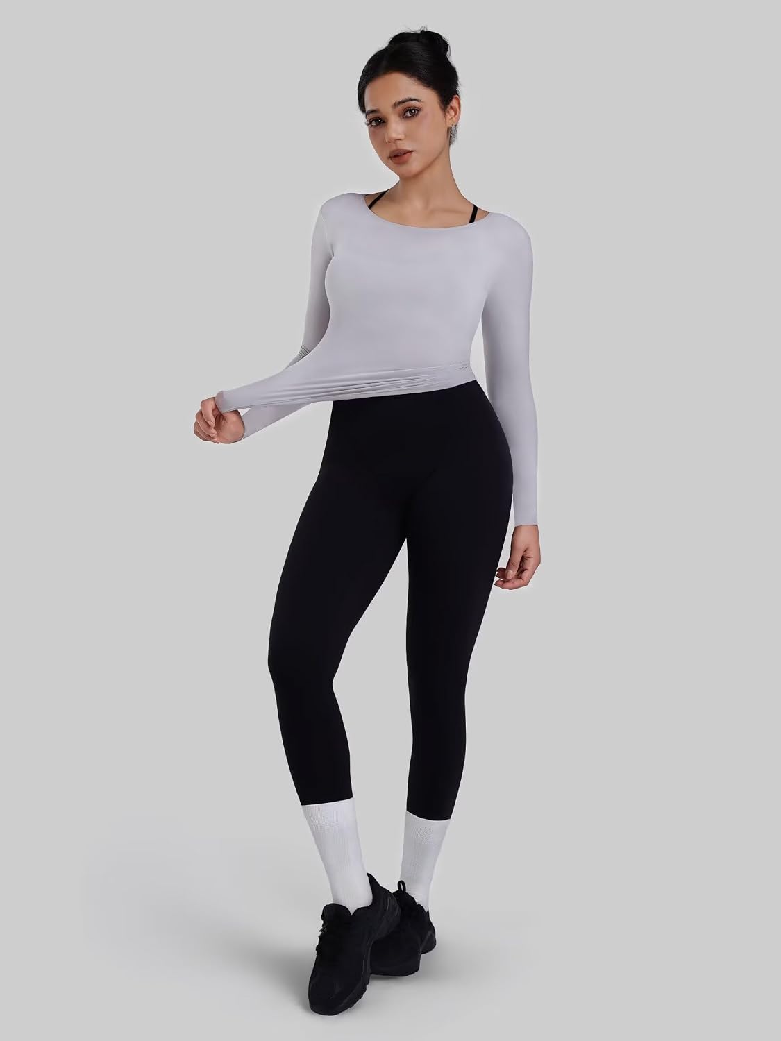 Sunzel High Waist Leggings for Women, Thong Seams Glute Sculpting Squat Proof Compression Yoga Pants for Workout Gym Running